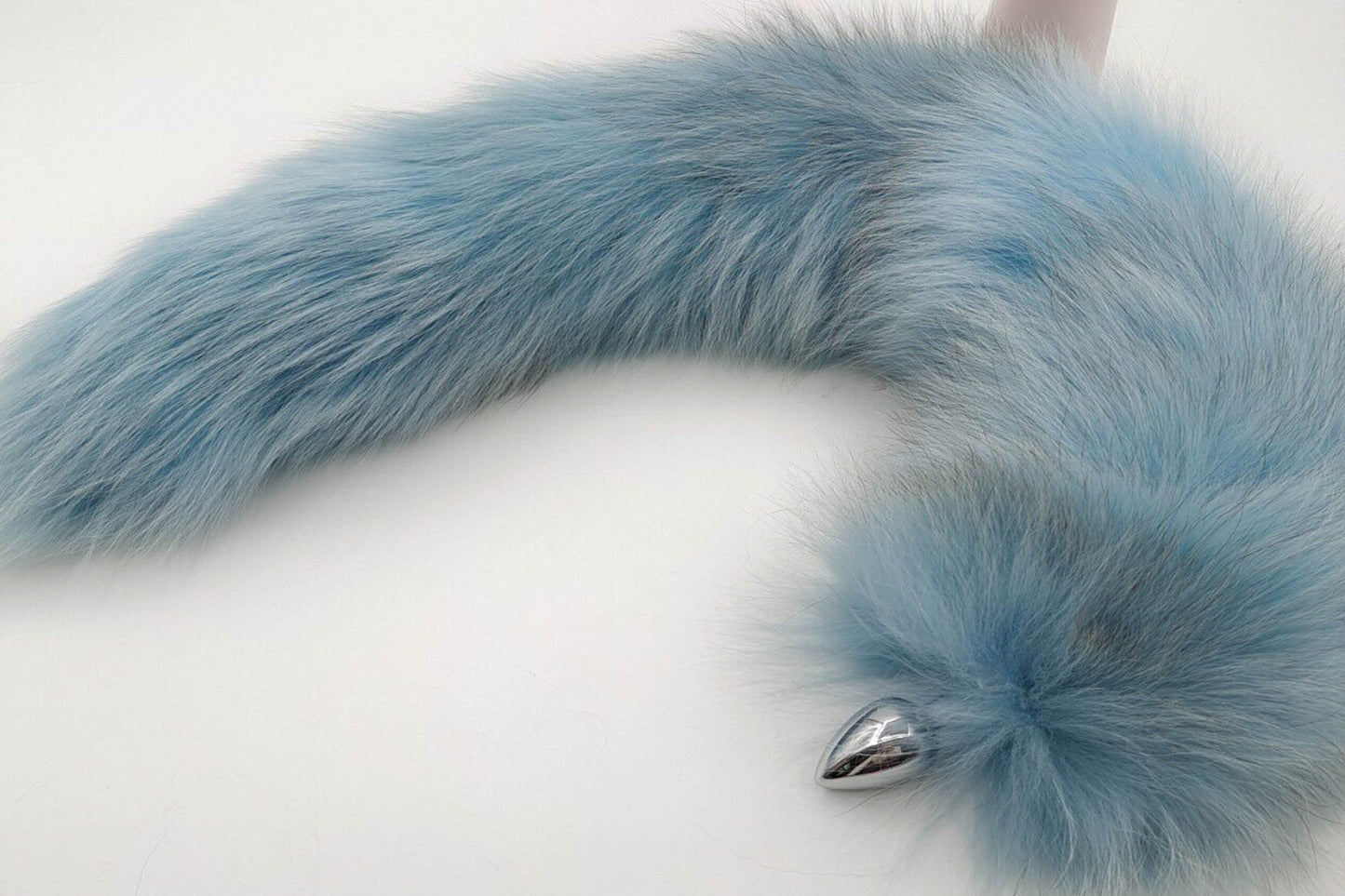 Handmade blue black Real Fox Tail Fox Tail Cosplay Anime Sexy Cute Animal Furry Mature Fox Tail Butt Plug