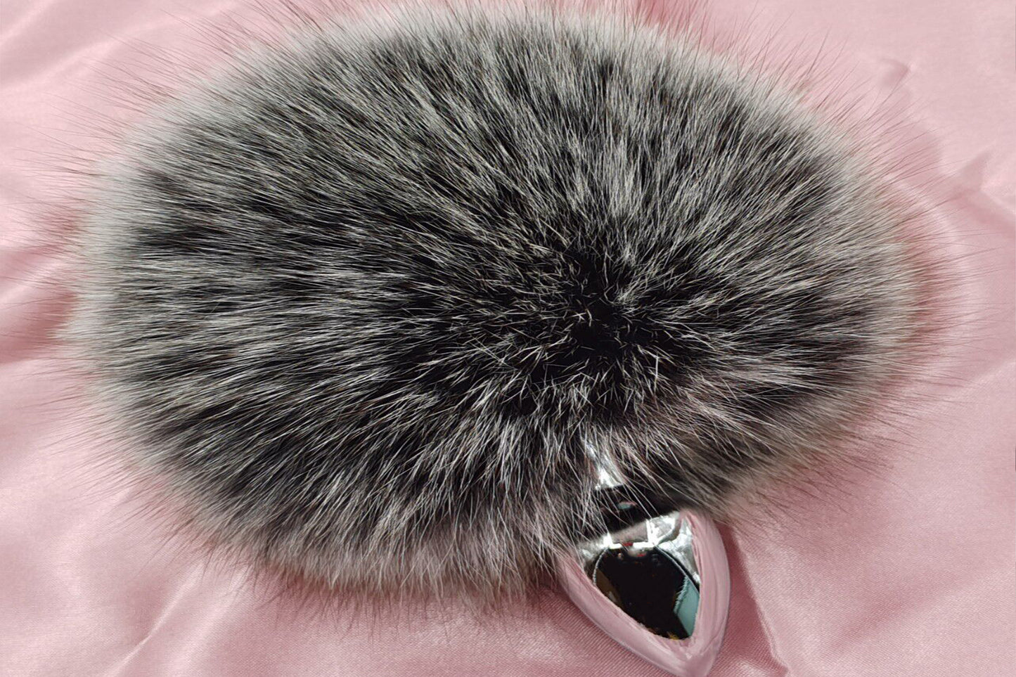 Handmade black White Real Fox Tail Fox Tail Cosplay Anime Sexy Cute Animal Furry Mature Fox Tail Butt Plug