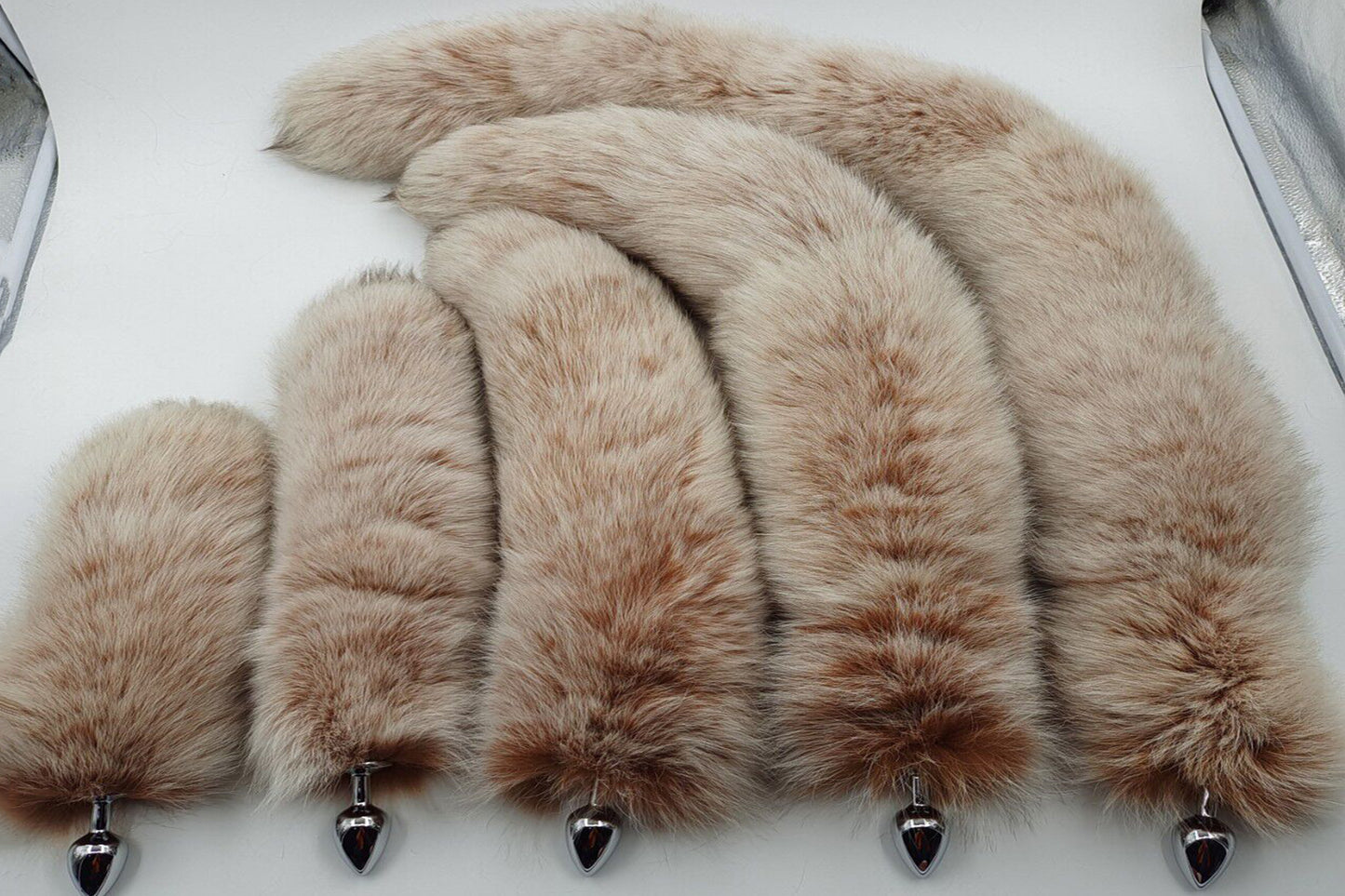 Handmade Real Fox Tail Fox Tail Cosplay Anime Sexy Cute Animal Furry Mature Fox Tail Butt Plug