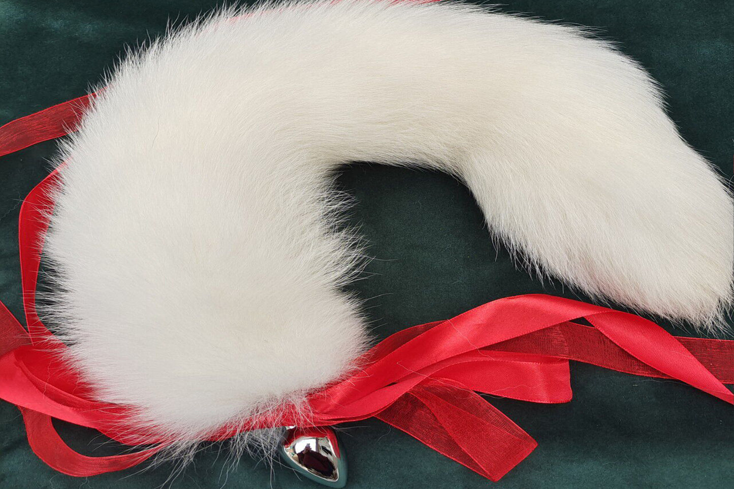 White Fox Tail Cosplay Anime Sexy Cute Animal Furry Mature Fox Tail Butt Plug Real Fox Tail