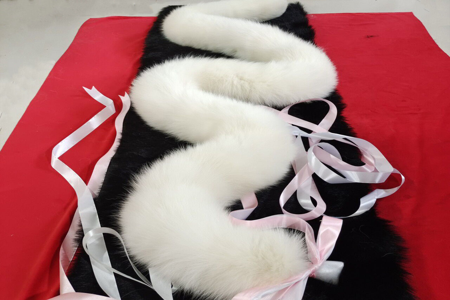 White Fox Tail Cosplay Anime Sexy Cute Animal Furry Mature Fox Tail Butt Plug Real Fox Tail