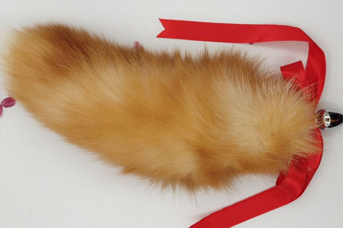 Handmade brown Real Fox Tail Fox Tail Cosplay Anime Sexy Cute Animal Furry Mature Fox Tail Butt Plug