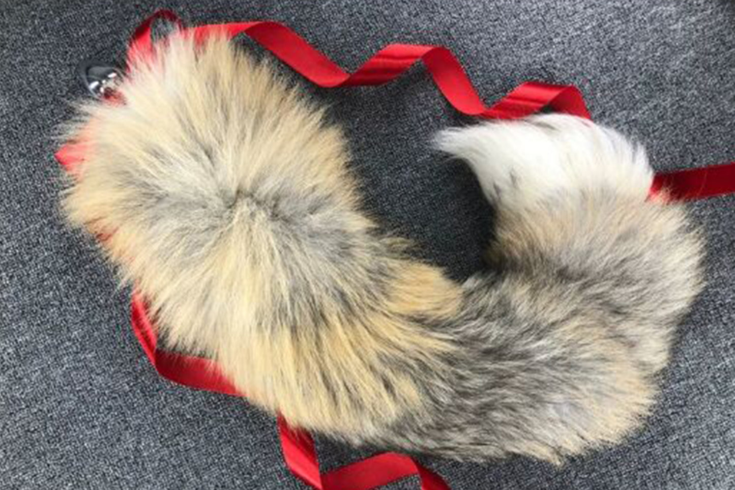 Handmade brown Real Fox Tail Fox Tail Cosplay Anime Sexy Cute Animal Furry Mature Fox Tail Butt Plug