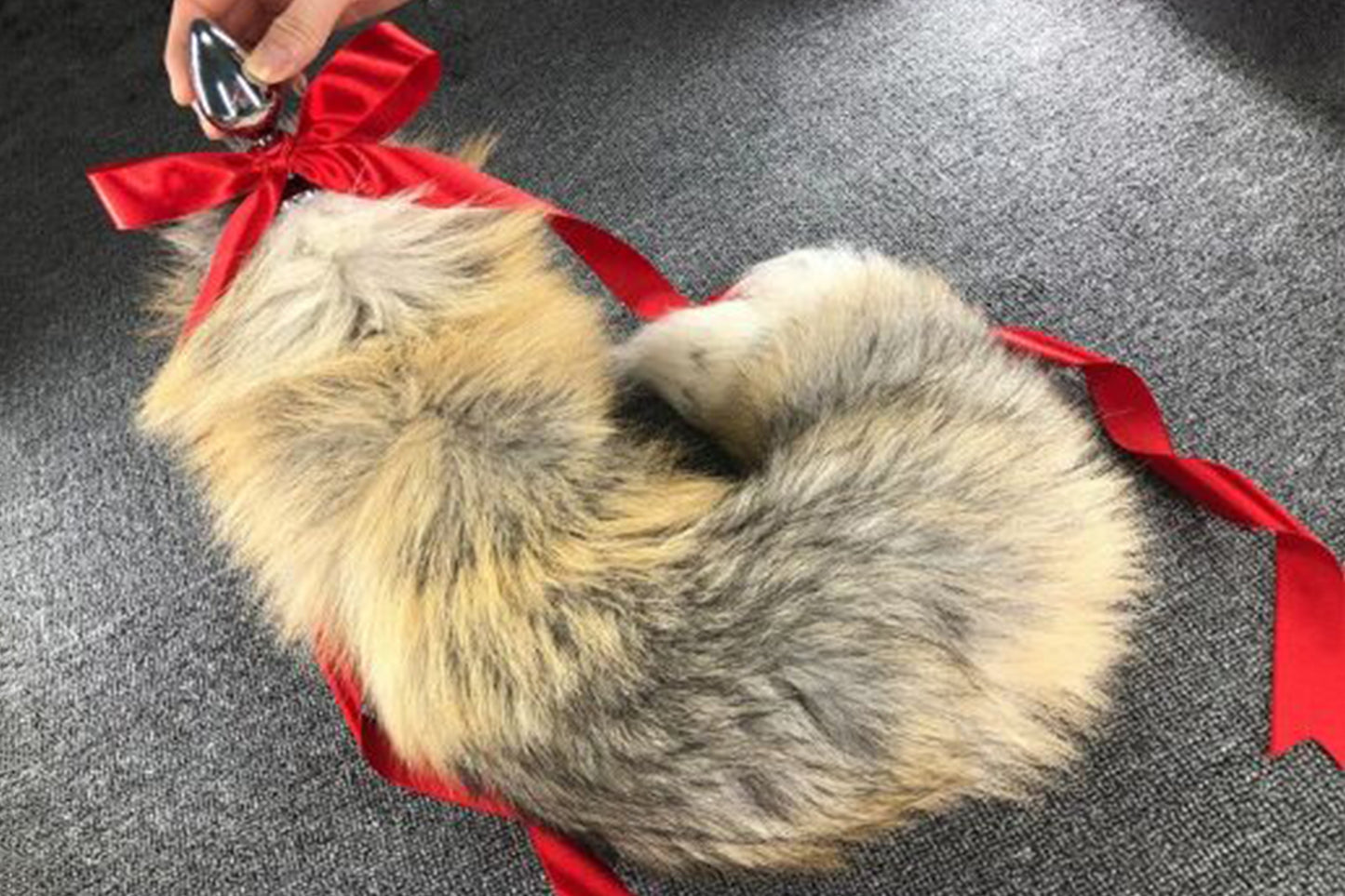 Handmade brown Real Fox Tail Fox Tail Cosplay Anime Sexy Cute Animal Furry Mature Fox Tail Butt Plug