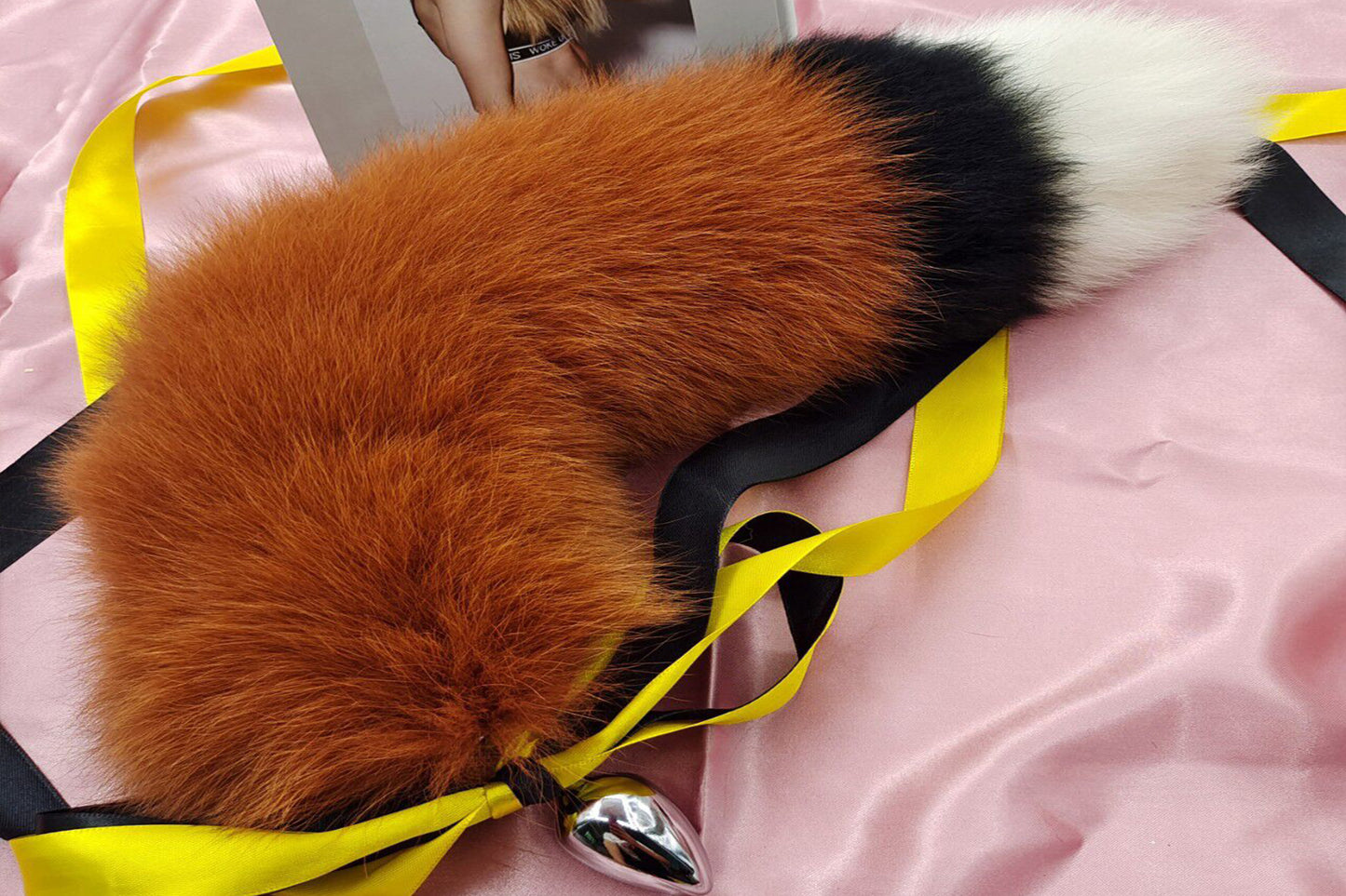 Handmade Brown Black White Real Fox Tail Fox Tail Cosplay Anime Sexy Cute Animal Furry Mature Fox Tail Butt Plug