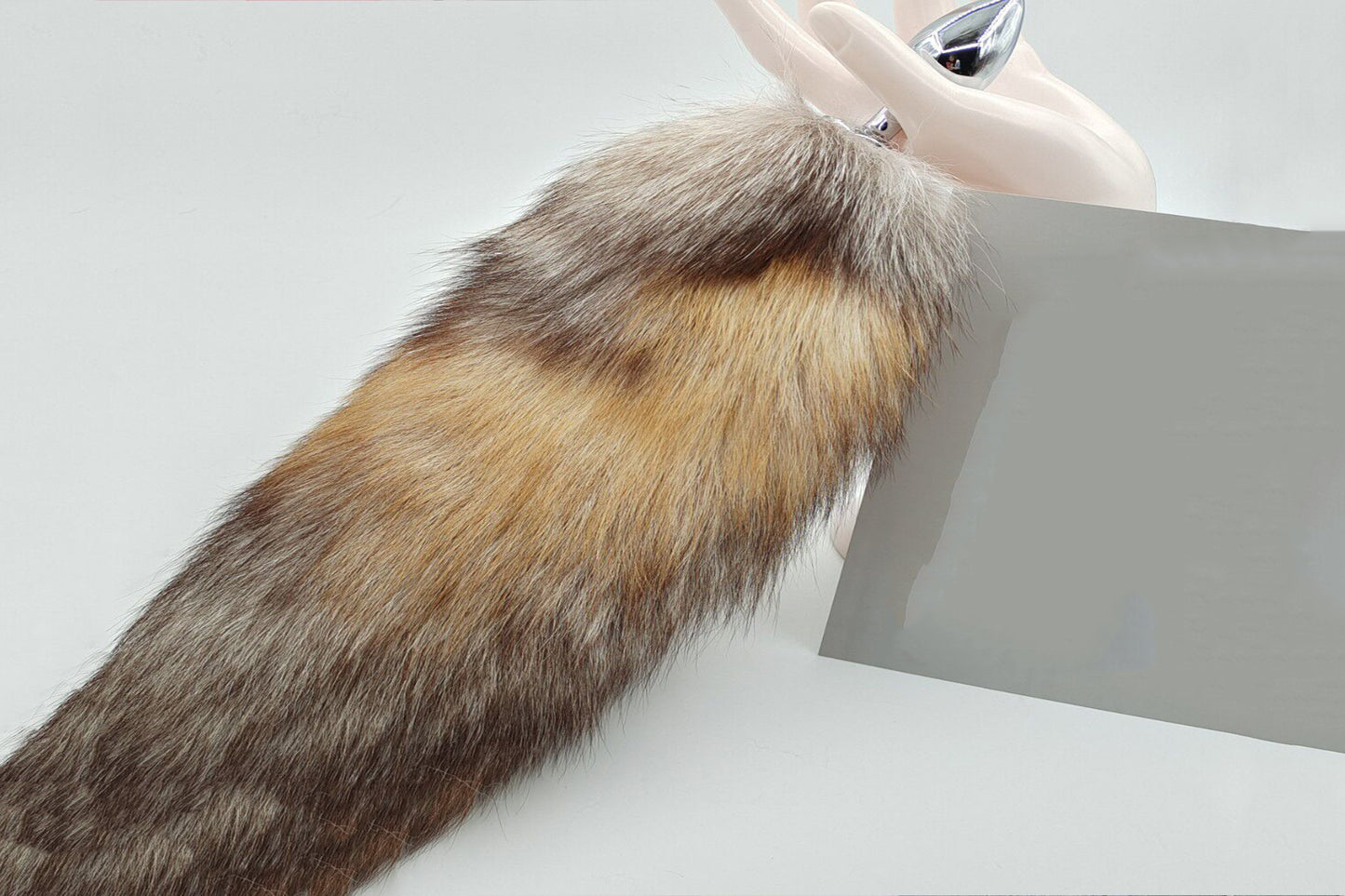 Handmade Brown Real Fox Tail Fox Tail Cosplay Anime Sexy Cute Animal Furry Mature Fox Tail Butt Plug