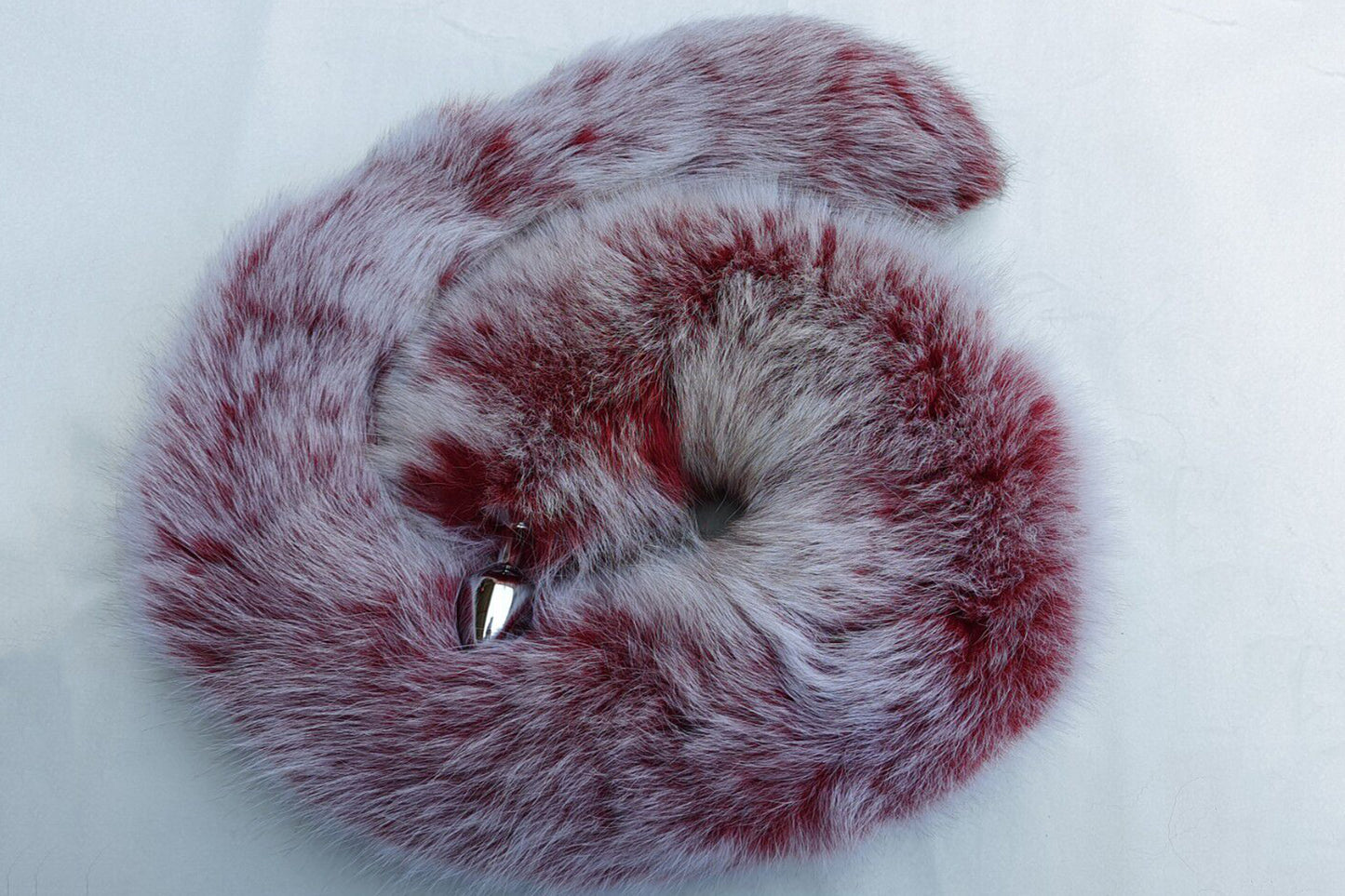 Handmade Red White Real Fox Tail Fox Tail Cosplay Anime Sexy Cute Animal Furry Mature Fox Tail Butt Plug