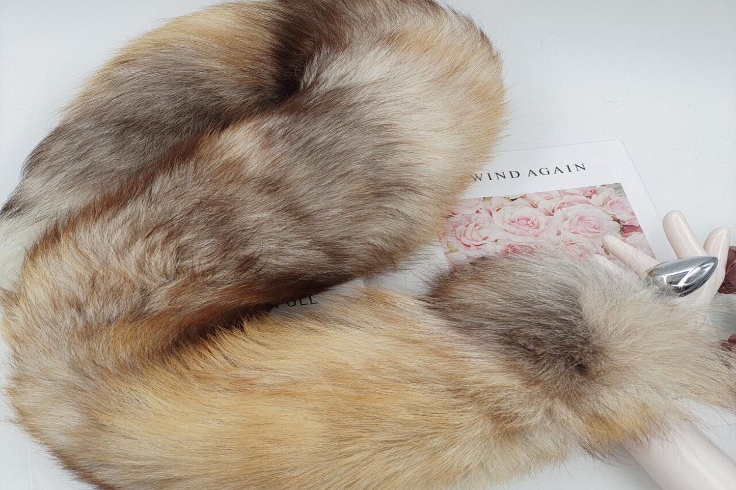 Handmade Brown Real Fox Tail Fox Tail Cosplay Anime Sexy Cute Animal Furry Mature Fox Tail Butt Plug
