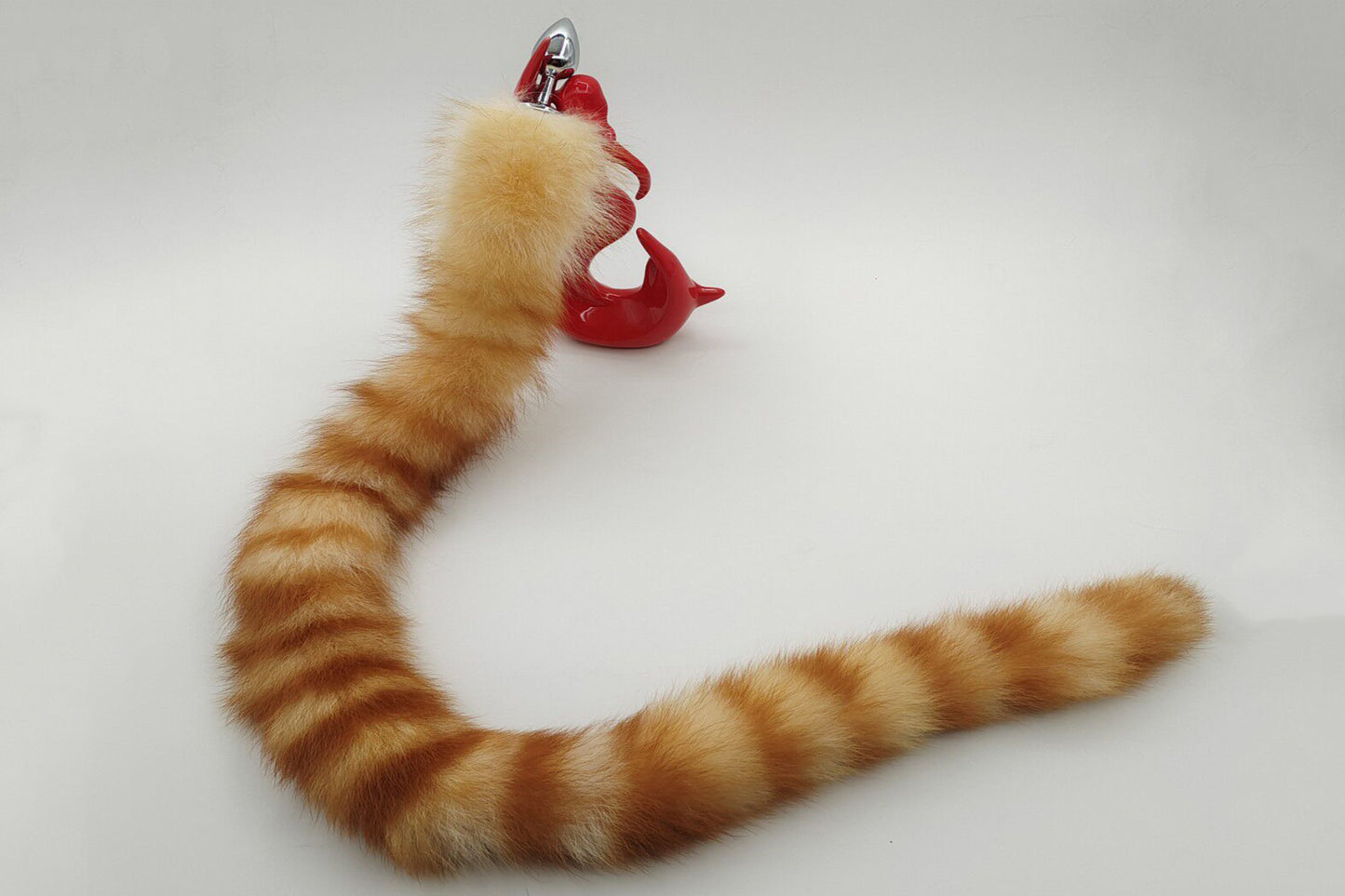 Handmade brown Real Fox Tail Fox Tail Cosplay Anime Sexy Cute Animal Furry Mature Fox Tail Butt Plug