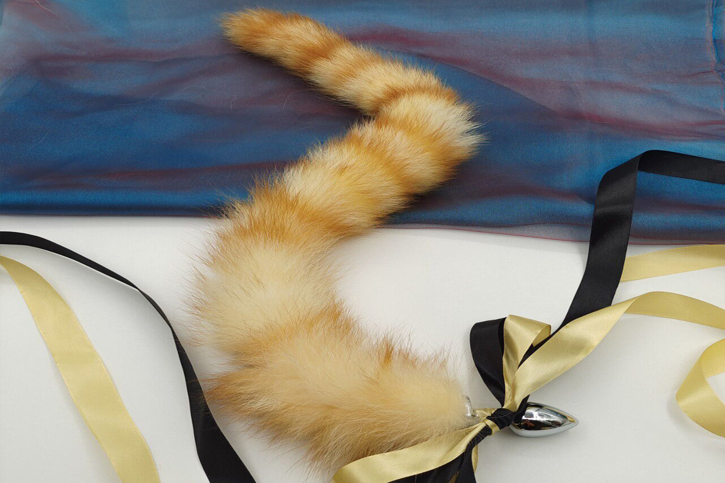 Handmade brown Real Fox Tail Fox Tail Cosplay Anime Sexy Cute Animal Furry Mature Fox Tail Butt Plug