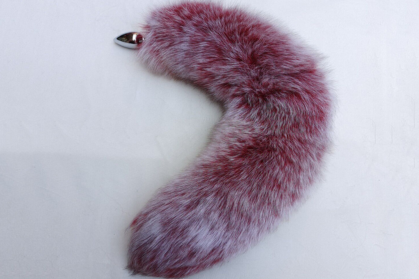 Handmade Red White Real Fox Tail Fox Tail Cosplay Anime Sexy Cute Animal Furry Mature Fox Tail Butt Plug