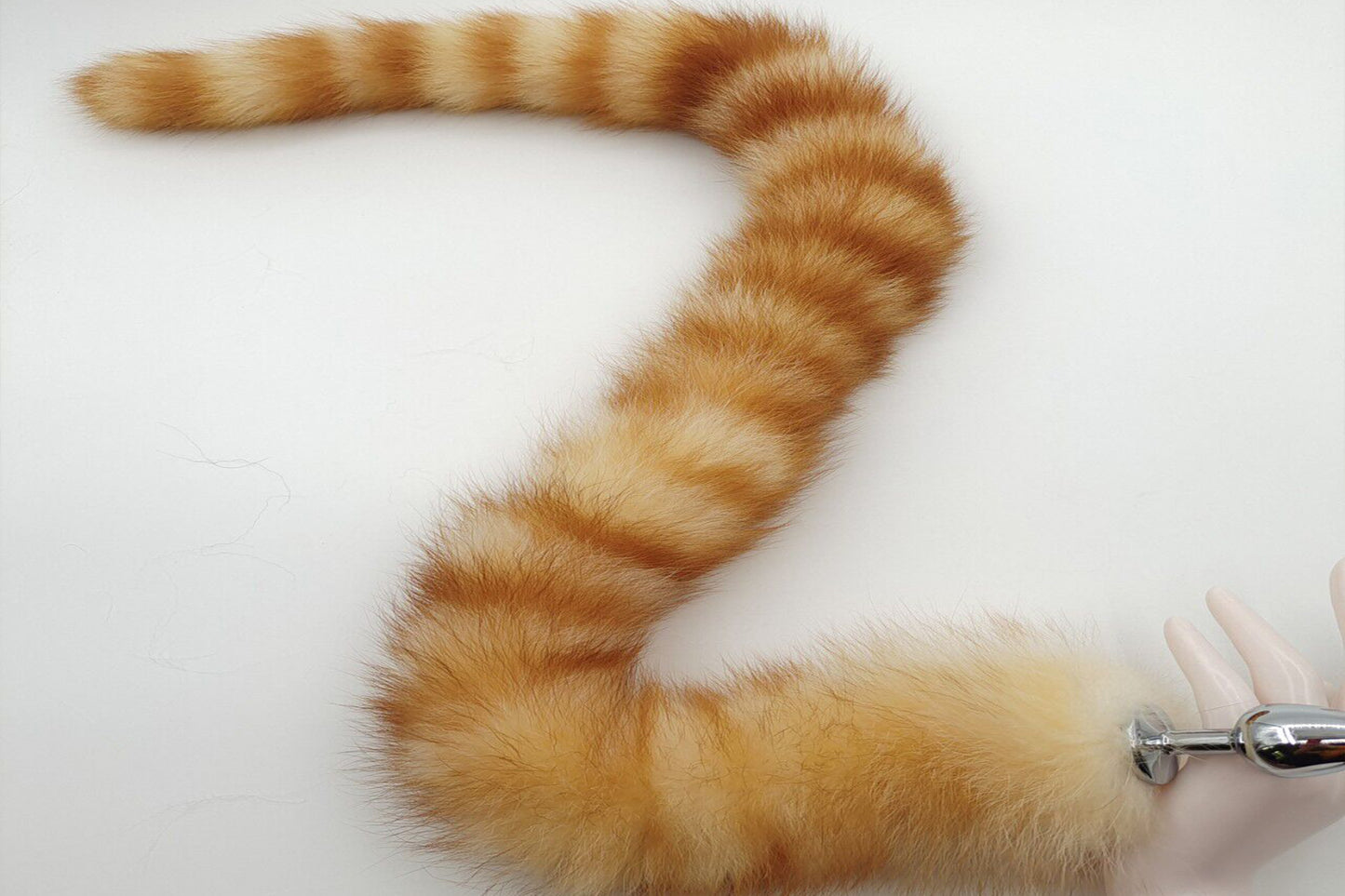 Handmade brown Real Fox Tail Fox Tail Cosplay Anime Sexy Cute Animal Furry Mature Fox Tail Butt Plug