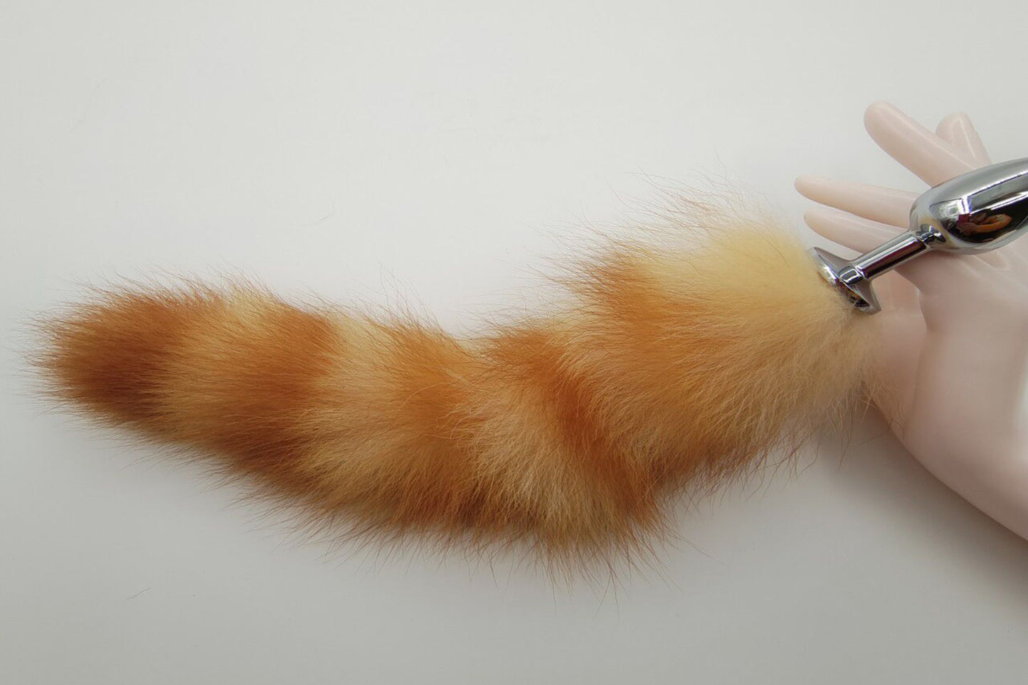 Handmade brown Real Fox Tail Fox Tail Cosplay Anime Sexy Cute Animal Furry Mature Fox Tail Butt Plug