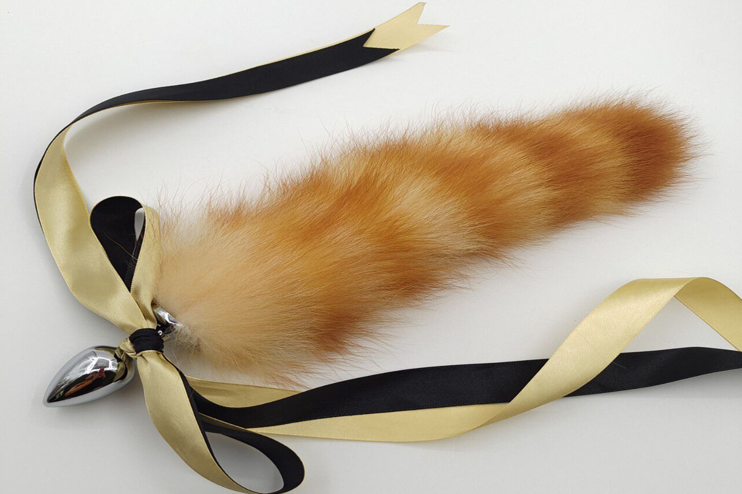 Handmade brown Real Fox Tail Fox Tail Cosplay Anime Sexy Cute Animal Furry Mature Fox Tail Butt Plug