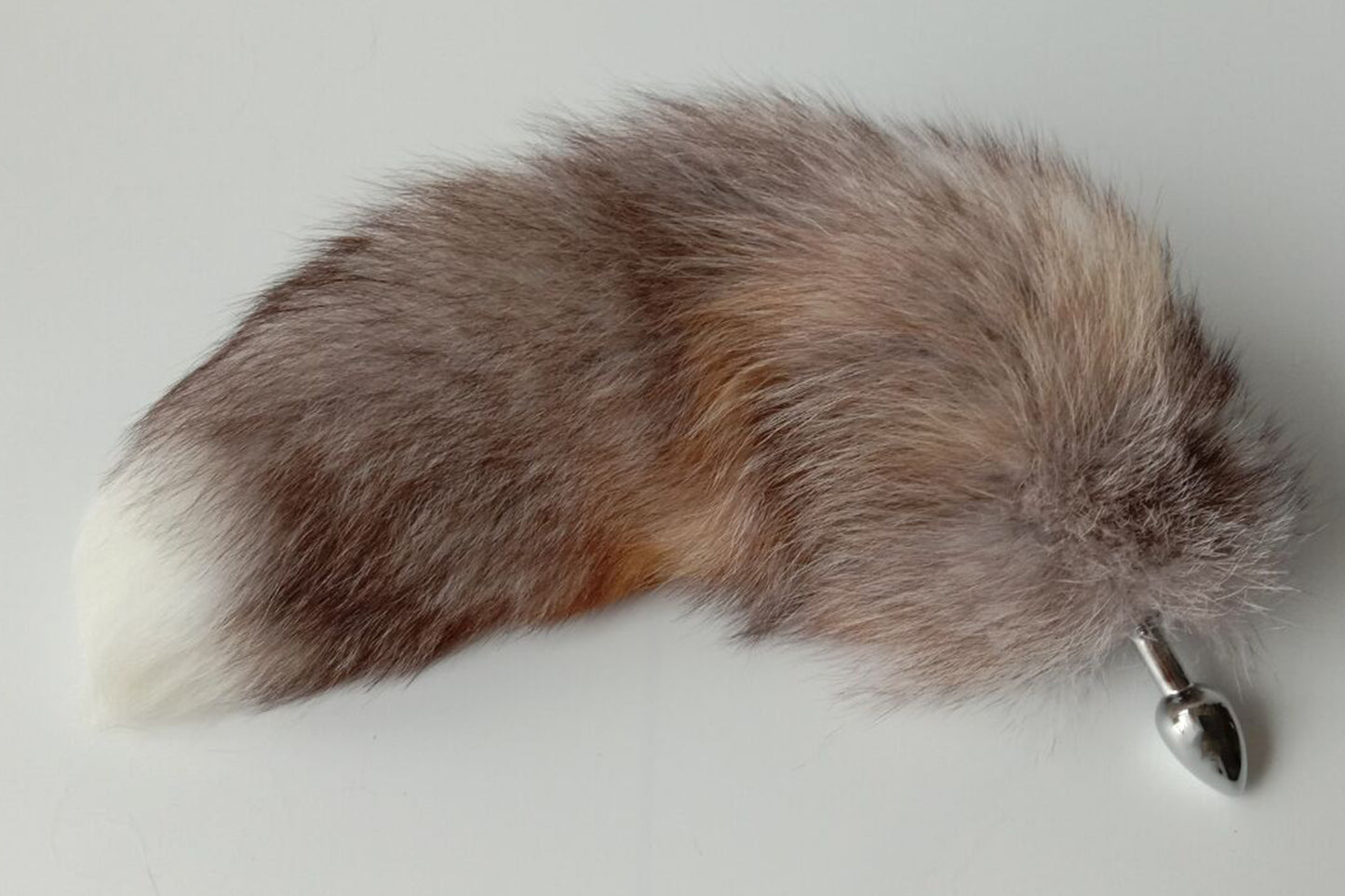 Handmade Brown Real Fox Tail Fox Tail Cosplay Anime Sexy Cute Animal Furry Mature Fox Tail Butt Plug