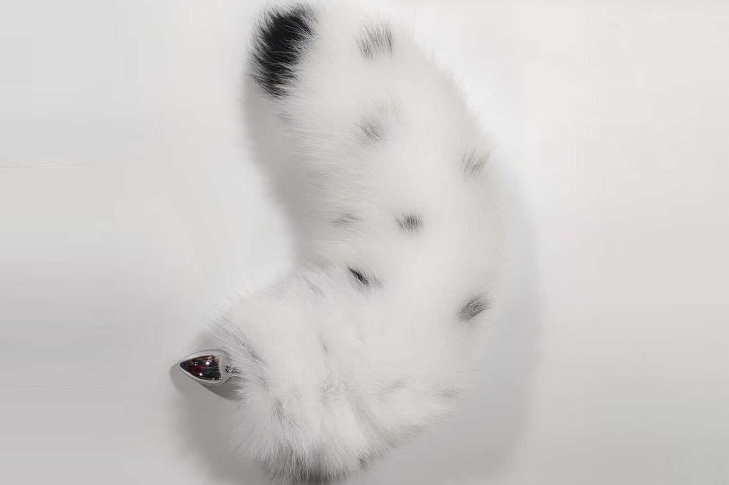 Handmade White Black Real Fox Tail Fox Tail Cosplay Anime Sexy Cute Animal Furry Mature Fox Tail Butt Plug