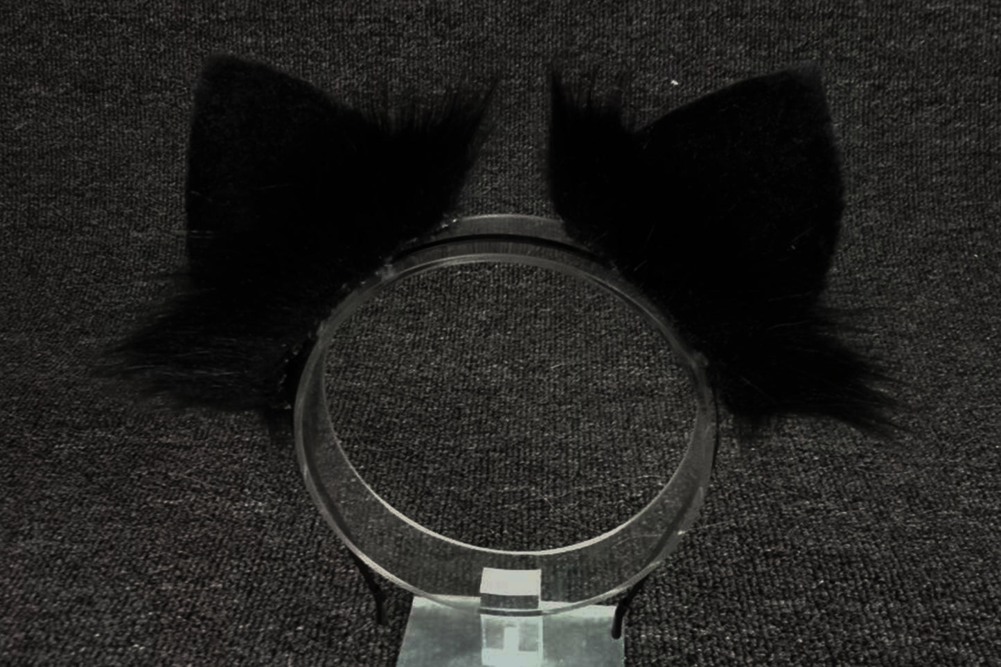 Fluffier Black Handmade Fox Ears Animal Ear and tail COSPLAY Simulation fox Ears and tails Customized fox Ears Halloween Gifts