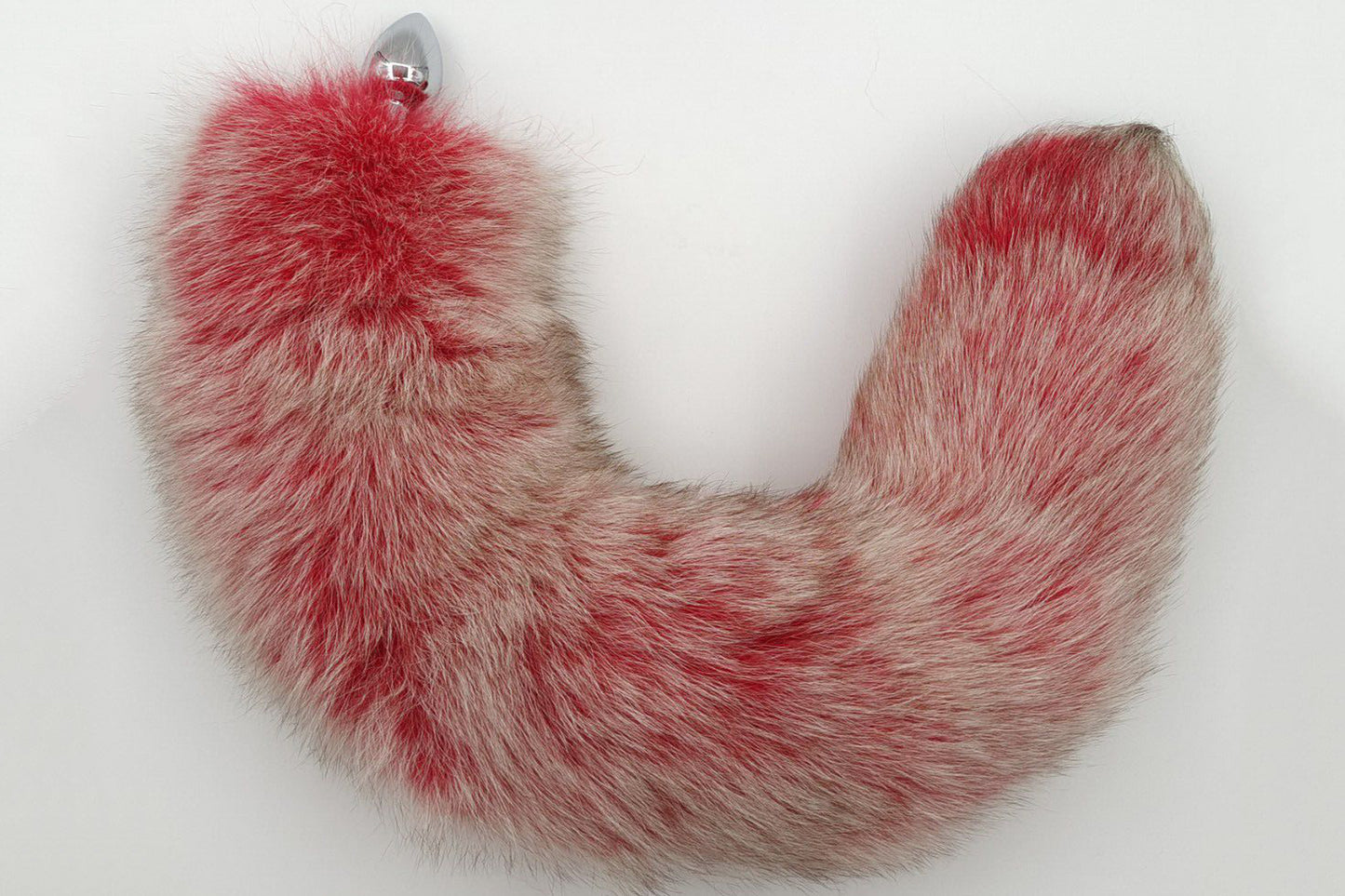 Handmade Red white Real Fox Tail Fox Tail Cosplay Anime Sexy Cute Animal Furry Mature Fox Tail Butt Plug