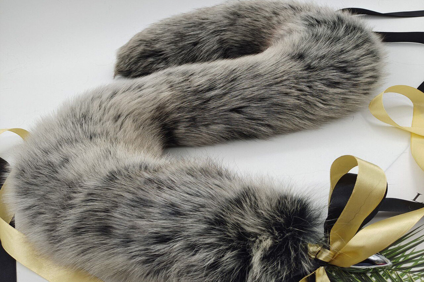 Handmade black white Real Fox Tail Fox Tail Cosplay Anime Sexy Cute Animal Furry Mature Fox Tail Butt Plug