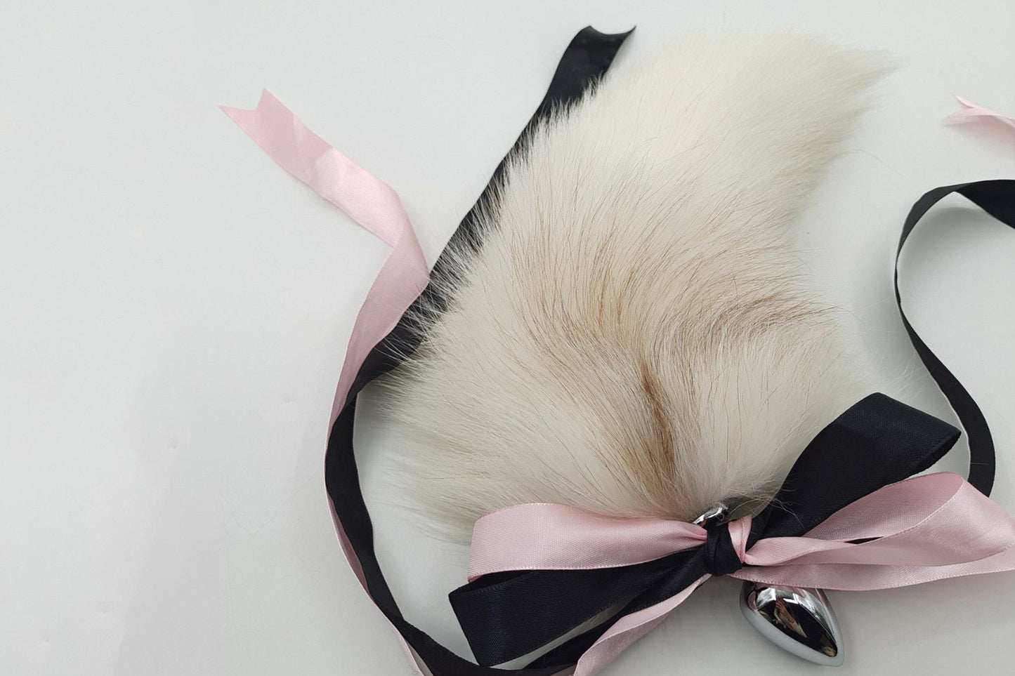 White brown gray Real Fox Tail Fox Tail Cosplay Anime Sexy Cute Animal Furry Mature Fox Tail Butt Plug