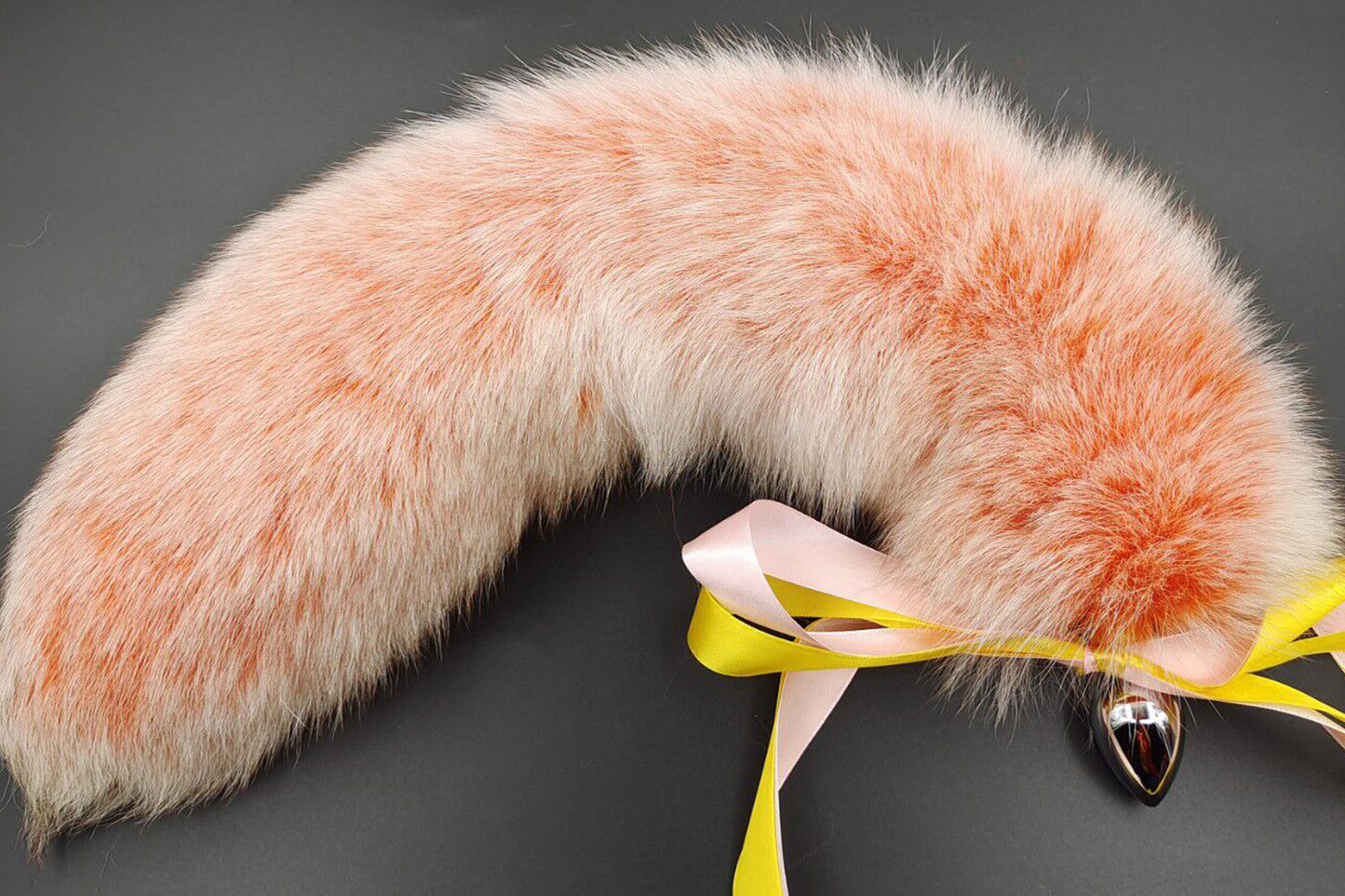 Handmade orange white Real Fox Tail Fox Tail Cosplay Anime Sexy Cute Animal Furry Mature Fox Tail Butt Plug