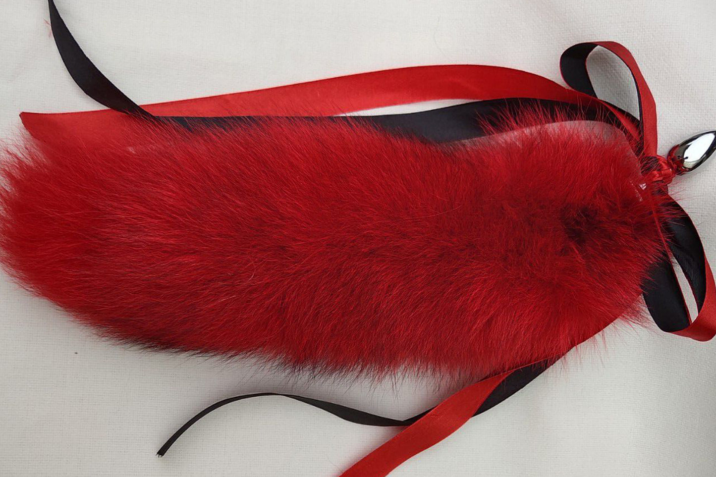 Handmade red Real Fox Tail Fox Tail Cosplay Anime Sexy Cute Animal Furry Mature Fox Tail Butt Plug