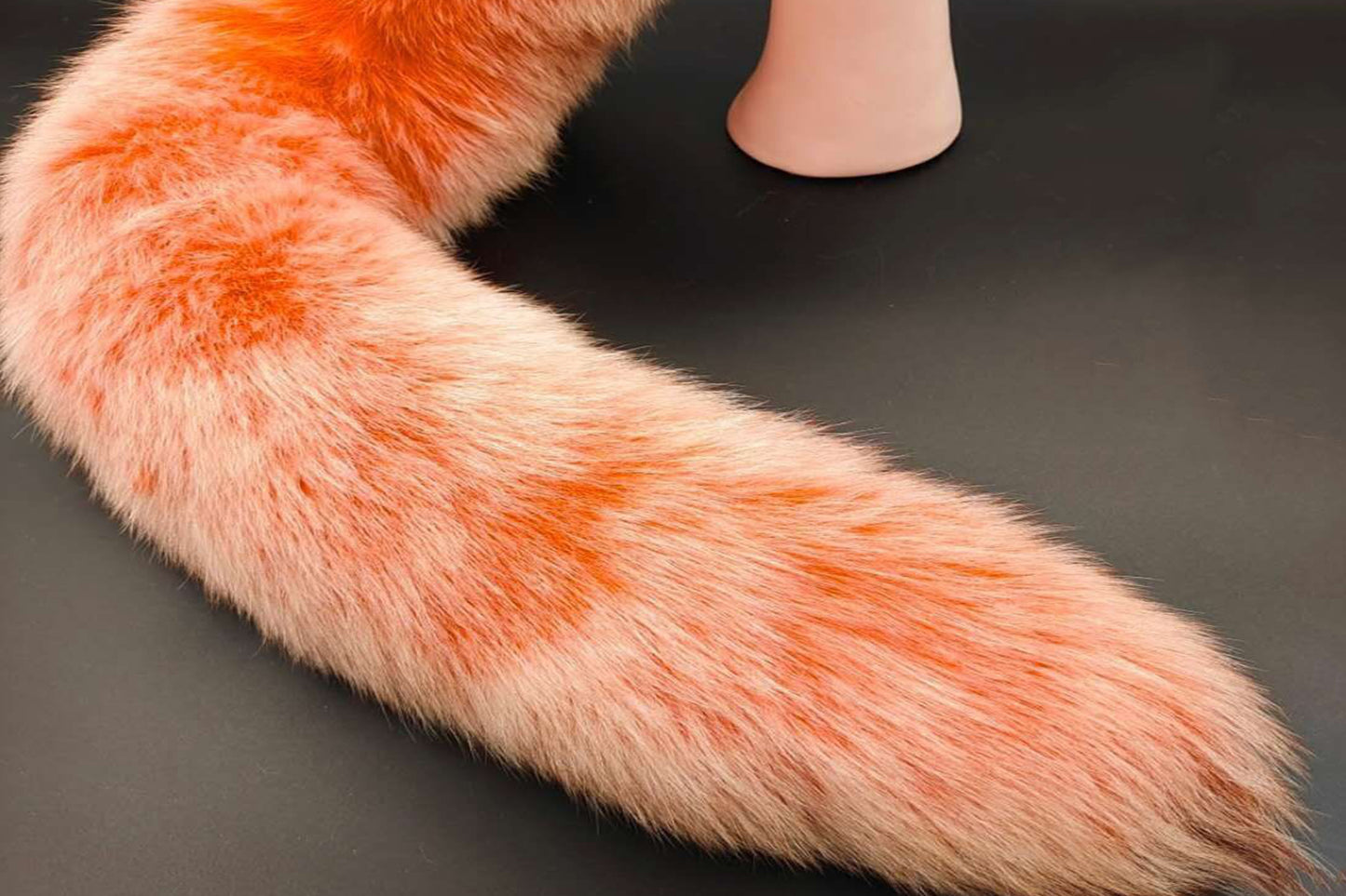 Handmade orange white Real Fox Tail Fox Tail Cosplay Anime Sexy Cute Animal Furry Mature Fox Tail Butt Plug