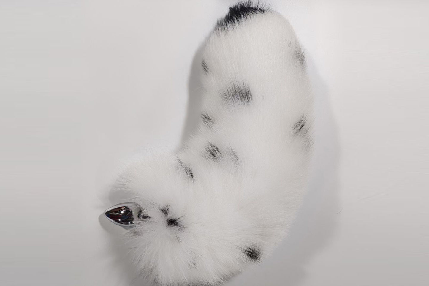 Handmade White Black Real Fox Tail Fox Tail Cosplay Anime Sexy Cute Animal Furry Mature Fox Tail Butt Plug